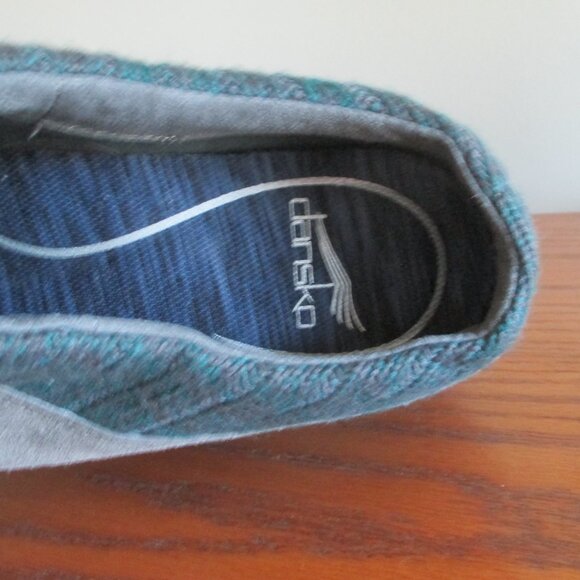 Dansko Clog Slip On Mule Emily Charcoal Suede Leather Size 40 Women's 9.5-10 - Picture 13 of 15